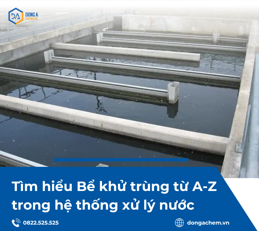  Tìm hiểu Bể khử trùng từ A-Z trong hệ thống xử lý nước